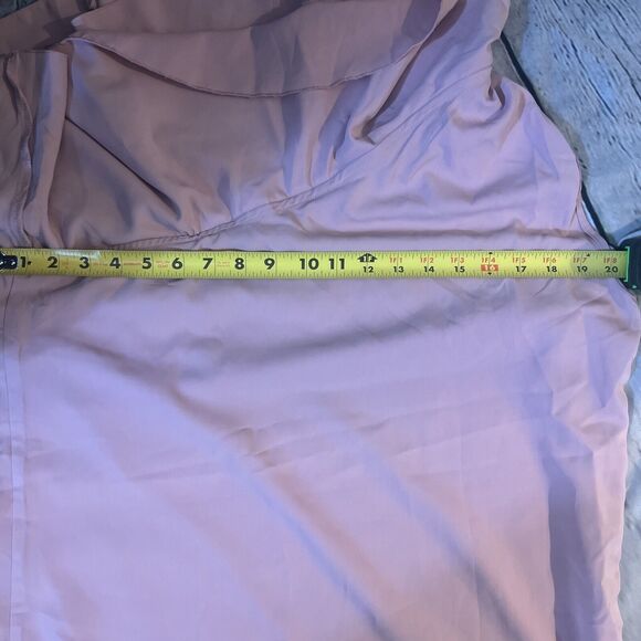 Womens Fashion Ruffle Bodice One Shoulder Dress, Dusty Rose Size XL New - Picture 3 of 6